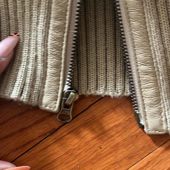 Rabbit fur bomber coat - Picture 5 of 10